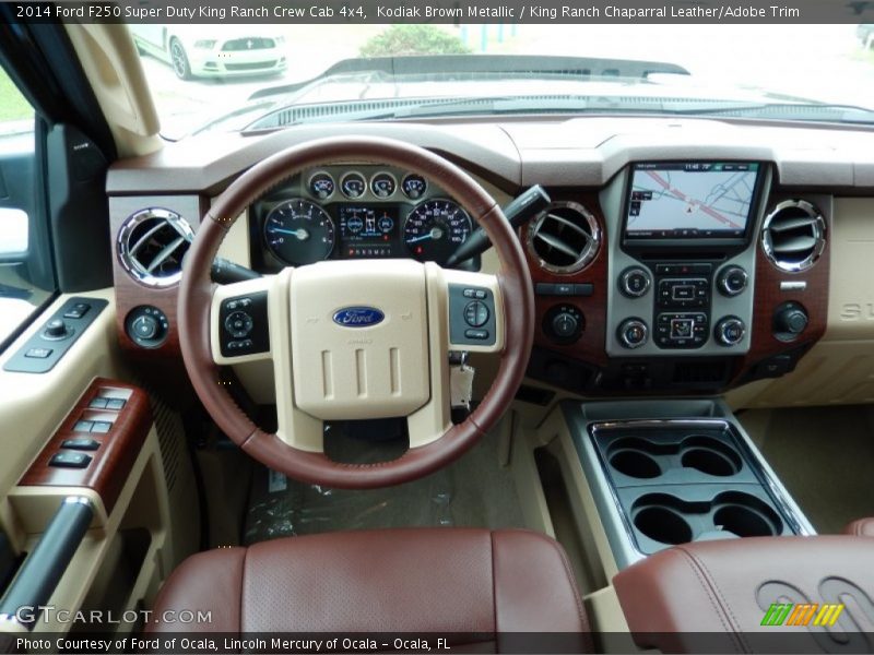 Kodiak Brown Metallic / King Ranch Chaparral Leather/Adobe Trim 2014 Ford F250 Super Duty King Ranch Crew Cab 4x4