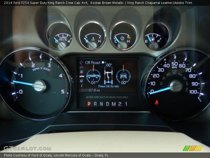  2014 F250 Super Duty King Ranch Crew Cab 4x4 King Ranch Crew Cab 4x4 Gauges