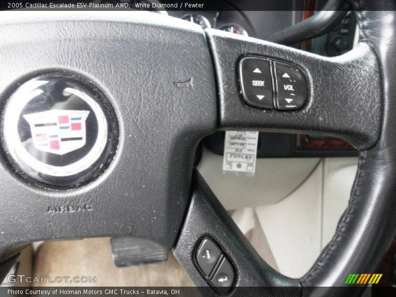 White Diamond / Pewter 2005 Cadillac Escalade ESV Platinum AWD