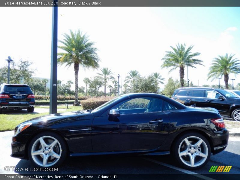 Black / Black 2014 Mercedes-Benz SLK 250 Roadster