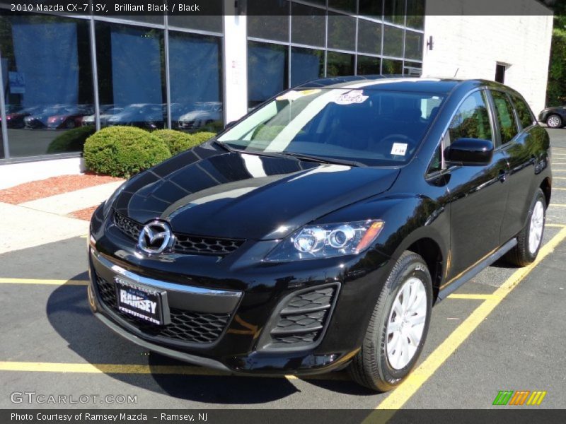 Brilliant Black / Black 2010 Mazda CX-7 i SV