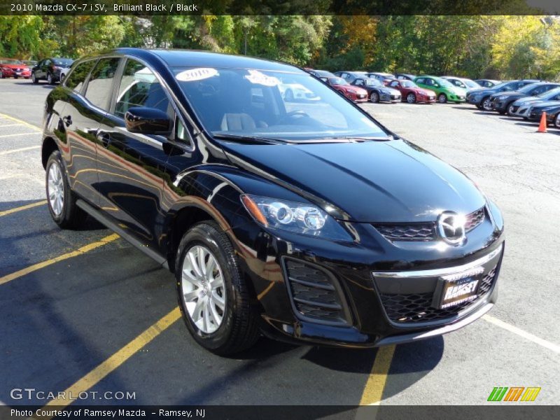 Brilliant Black / Black 2010 Mazda CX-7 i SV