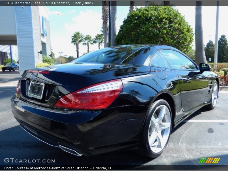 Black / Black 2014 Mercedes-Benz SL 550 Roadster