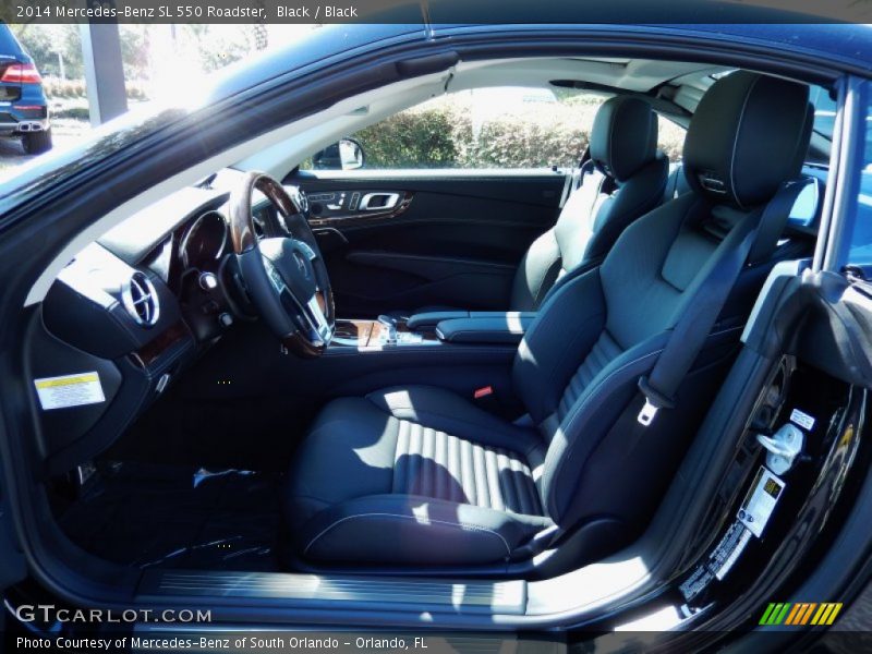 Black / Black 2014 Mercedes-Benz SL 550 Roadster