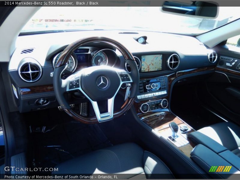 Black / Black 2014 Mercedes-Benz SL 550 Roadster