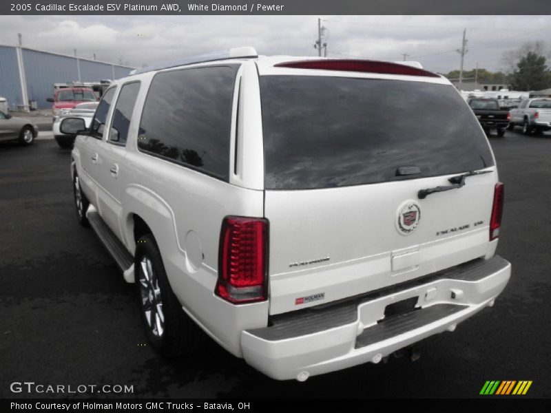 White Diamond / Pewter 2005 Cadillac Escalade ESV Platinum AWD