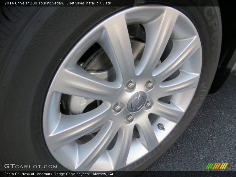 Billet Silver Metallic / Black 2014 Chrysler 200 Touring Sedan