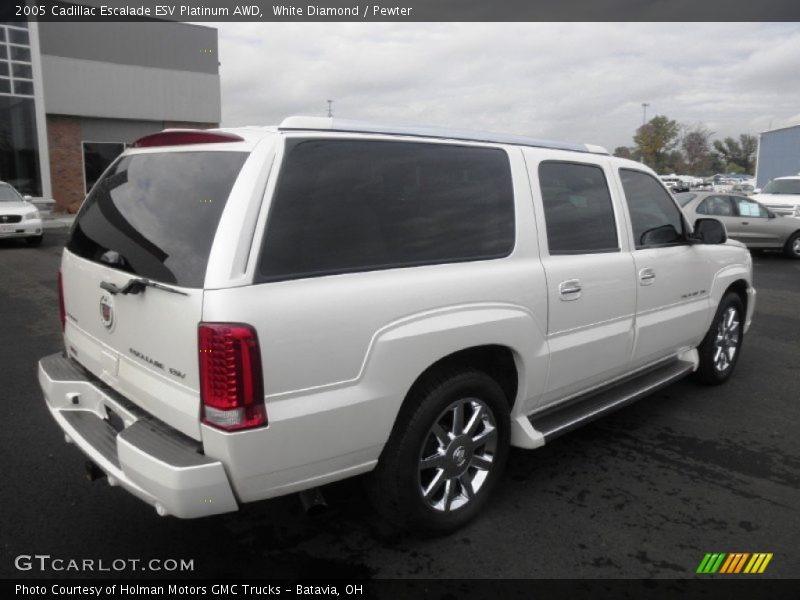 White Diamond / Pewter 2005 Cadillac Escalade ESV Platinum AWD