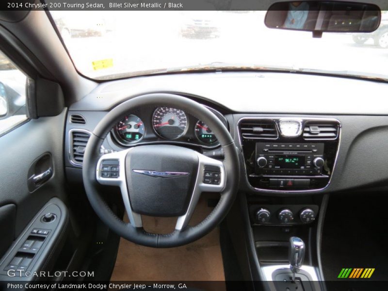 Billet Silver Metallic / Black 2014 Chrysler 200 Touring Sedan