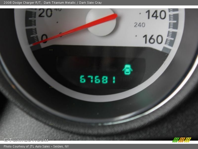 Dark Titanium Metallic / Dark Slate Gray 2008 Dodge Charger R/T