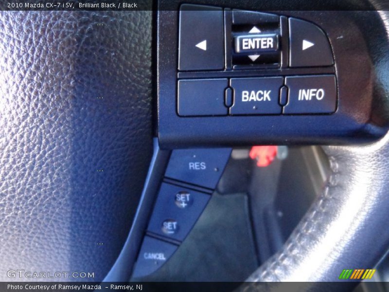 Brilliant Black / Black 2010 Mazda CX-7 i SV