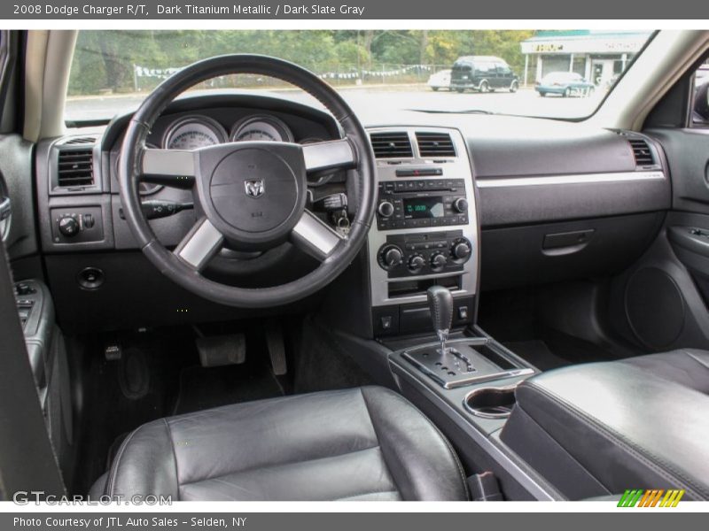 Dark Titanium Metallic / Dark Slate Gray 2008 Dodge Charger R/T