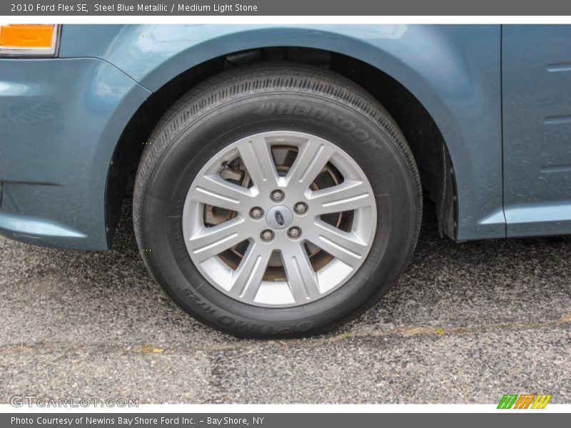 Steel Blue Metallic / Medium Light Stone 2010 Ford Flex SE