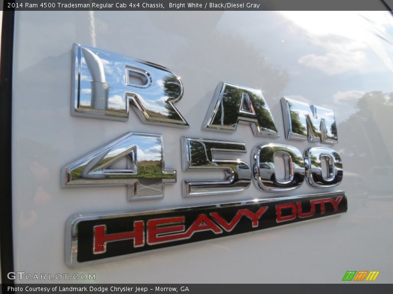Bright White / Black/Diesel Gray 2014 Ram 4500 Tradesman Regular Cab 4x4 Chassis