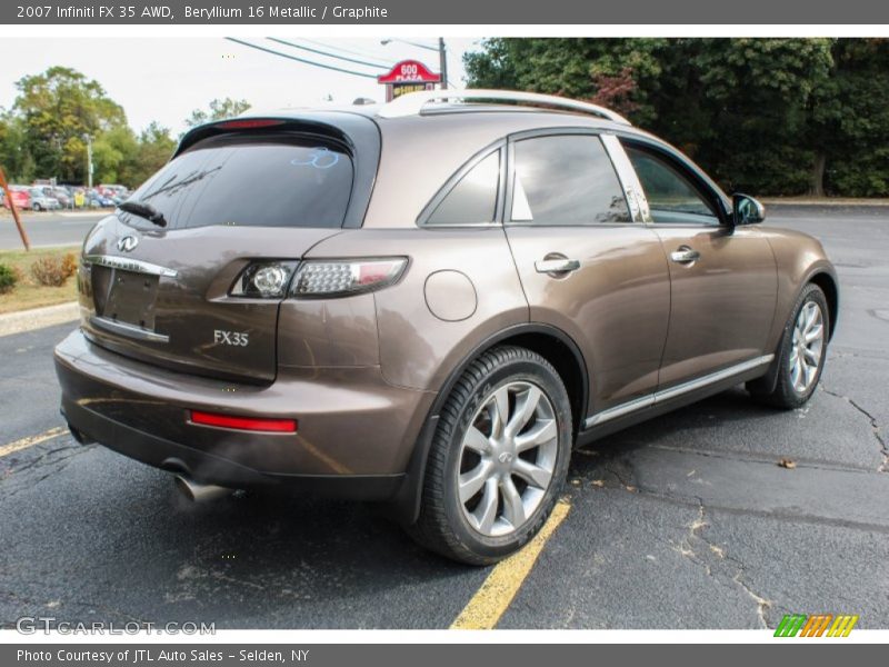 Beryllium 16 Metallic / Graphite 2007 Infiniti FX 35 AWD