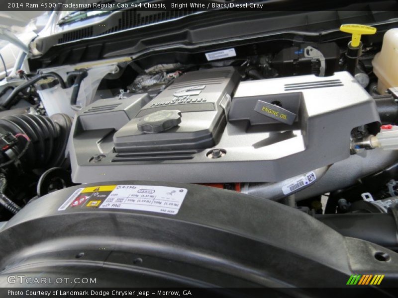 Bright White / Black/Diesel Gray 2014 Ram 4500 Tradesman Regular Cab 4x4 Chassis