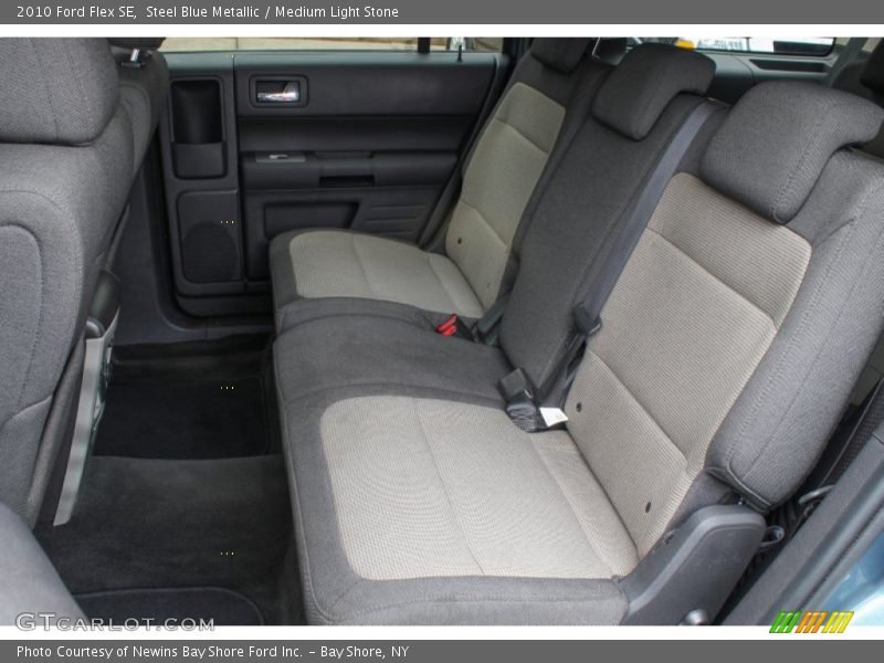 Steel Blue Metallic / Medium Light Stone 2010 Ford Flex SE