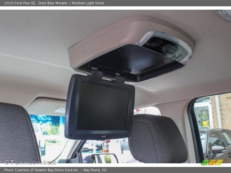 Steel Blue Metallic / Medium Light Stone 2010 Ford Flex SE