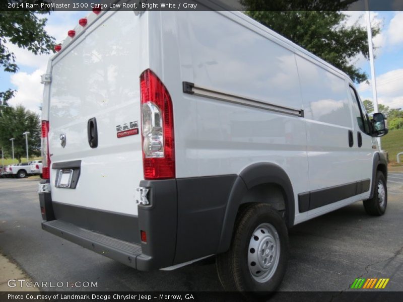 Bright White / Gray 2014 Ram ProMaster 1500 Cargo Low Roof