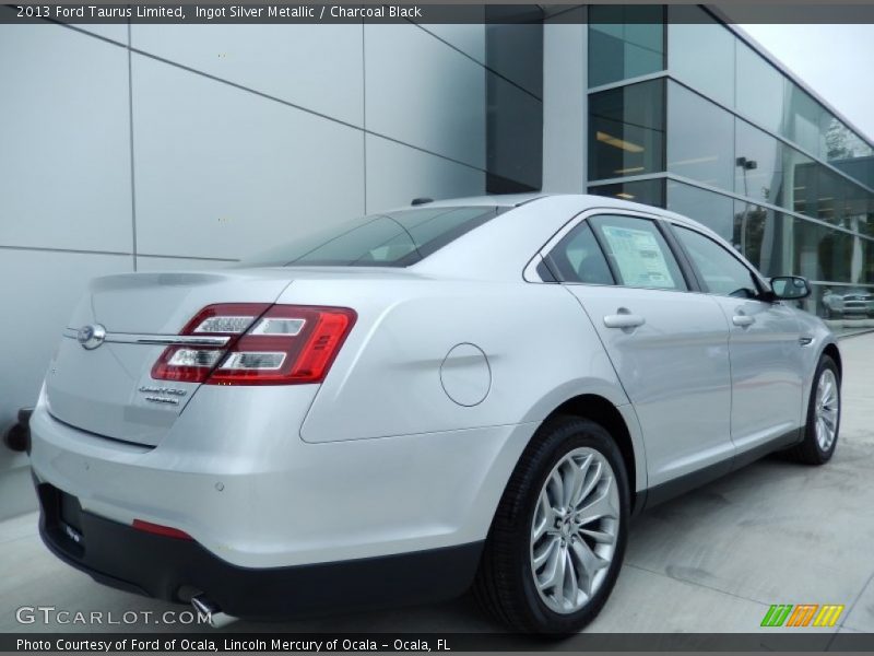Ingot Silver Metallic / Charcoal Black 2013 Ford Taurus Limited