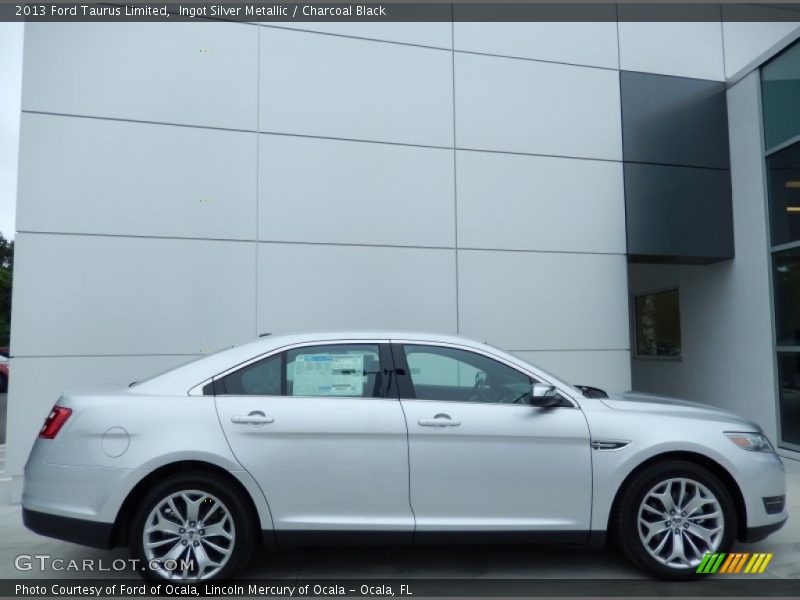 Ingot Silver Metallic / Charcoal Black 2013 Ford Taurus Limited
