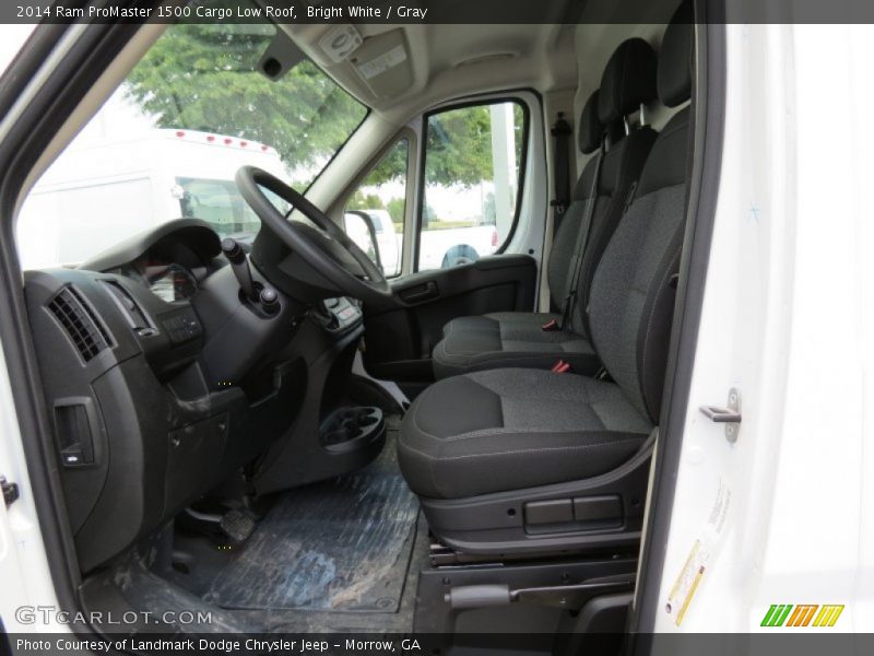  2014 ProMaster 1500 Cargo Low Roof Gray Interior