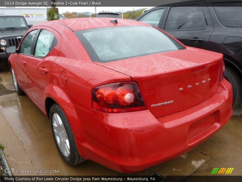 Redline 2-Coat Pearl / Black 2014 Dodge Avenger SE