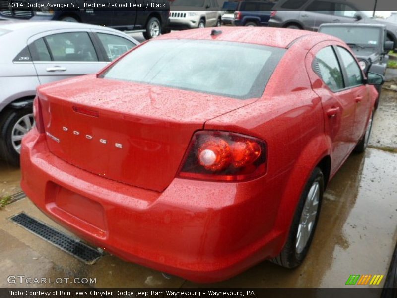 Redline 2-Coat Pearl / Black 2014 Dodge Avenger SE