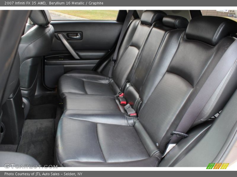 Rear Seat of 2007 FX 35 AWD