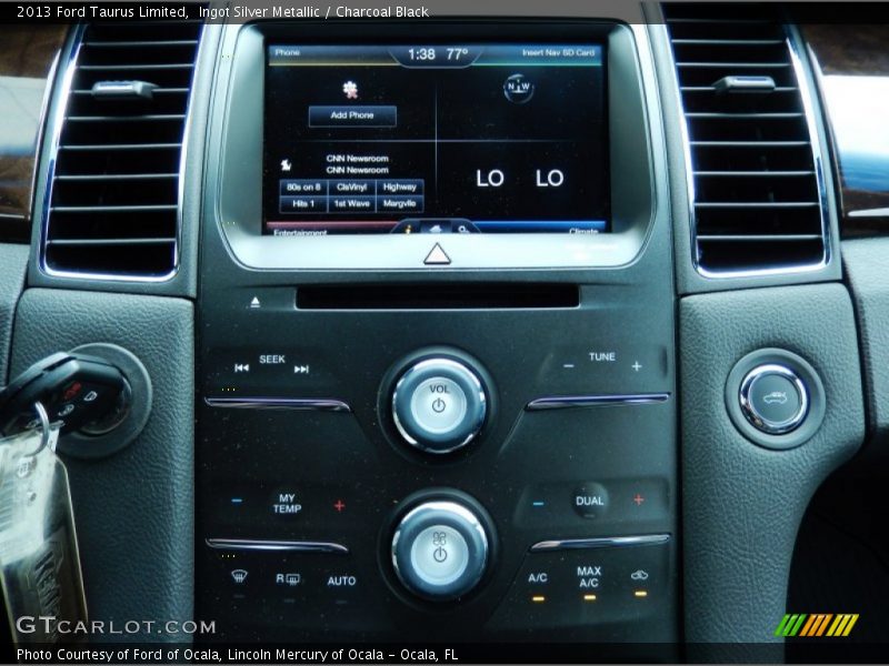 Ingot Silver Metallic / Charcoal Black 2013 Ford Taurus Limited