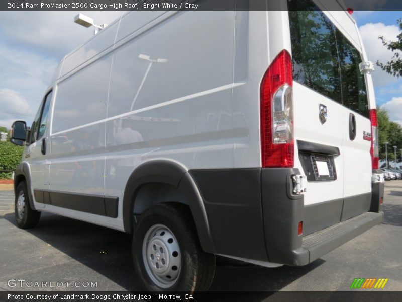 Bright White / Gray 2014 Ram ProMaster 2500 Cargo High Roof