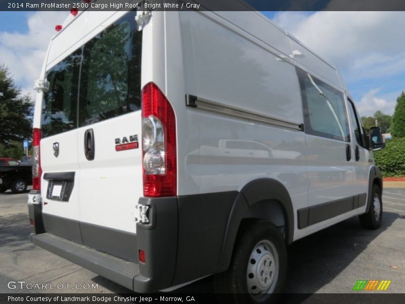 Bright White / Gray 2014 Ram ProMaster 2500 Cargo High Roof