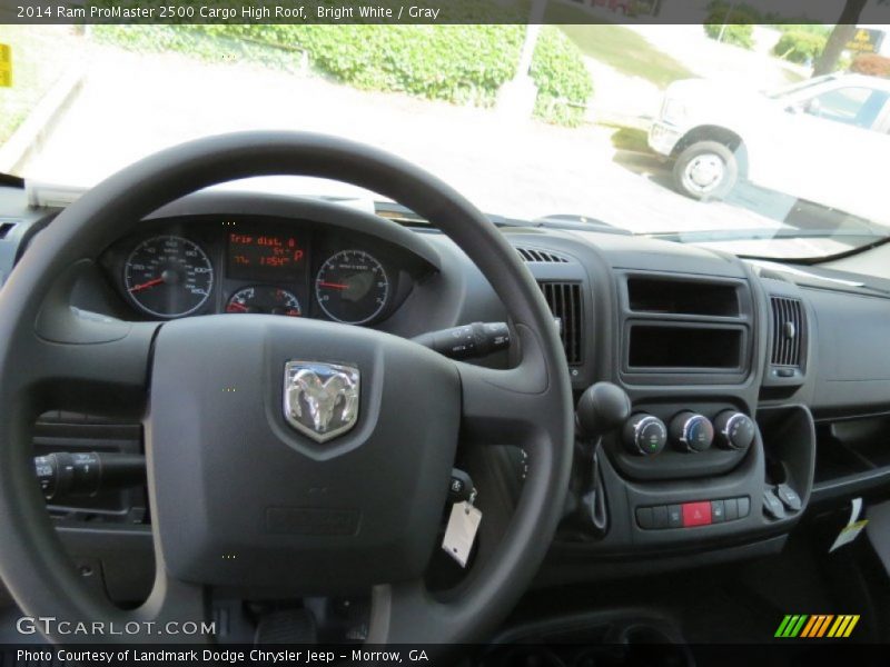 Bright White / Gray 2014 Ram ProMaster 2500 Cargo High Roof