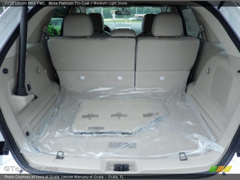White Platinum Tri-Coat / Medium Light Stone 2013 Lincoln MKX FWD