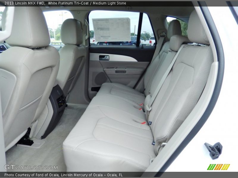 White Platinum Tri-Coat / Medium Light Stone 2013 Lincoln MKX FWD