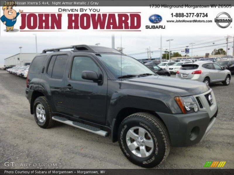Night Armor Metallic / Gray 2010 Nissan Xterra S 4x4