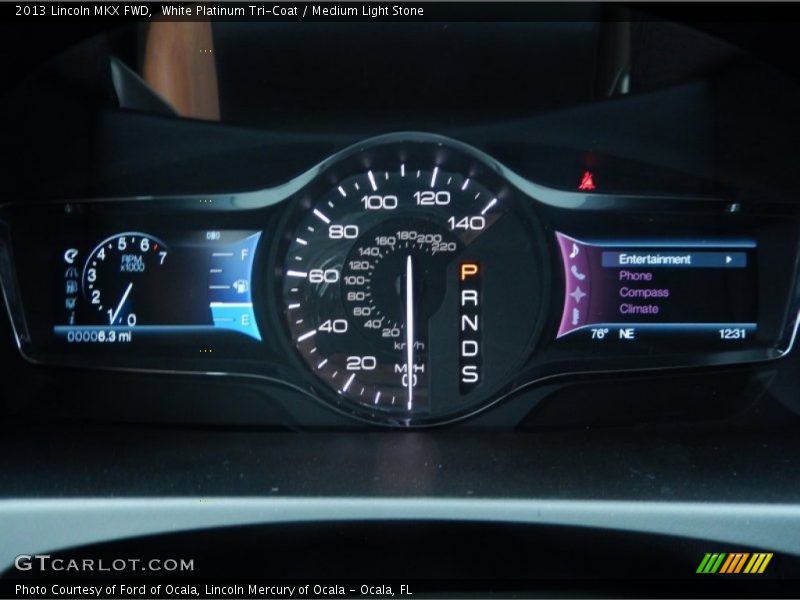 White Platinum Tri-Coat / Medium Light Stone 2013 Lincoln MKX FWD