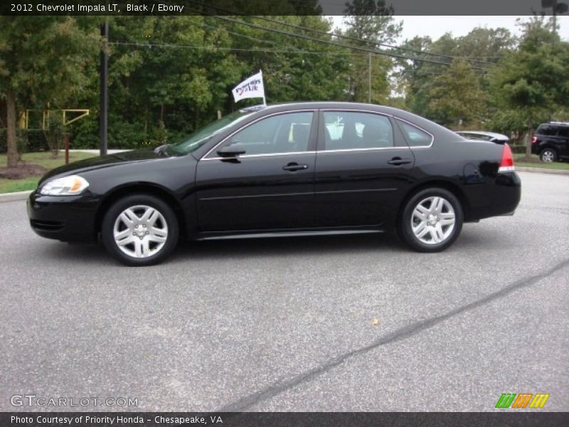 Black / Ebony 2012 Chevrolet Impala LT