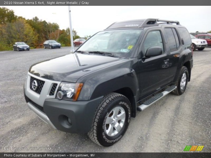 Night Armor Metallic / Gray 2010 Nissan Xterra S 4x4