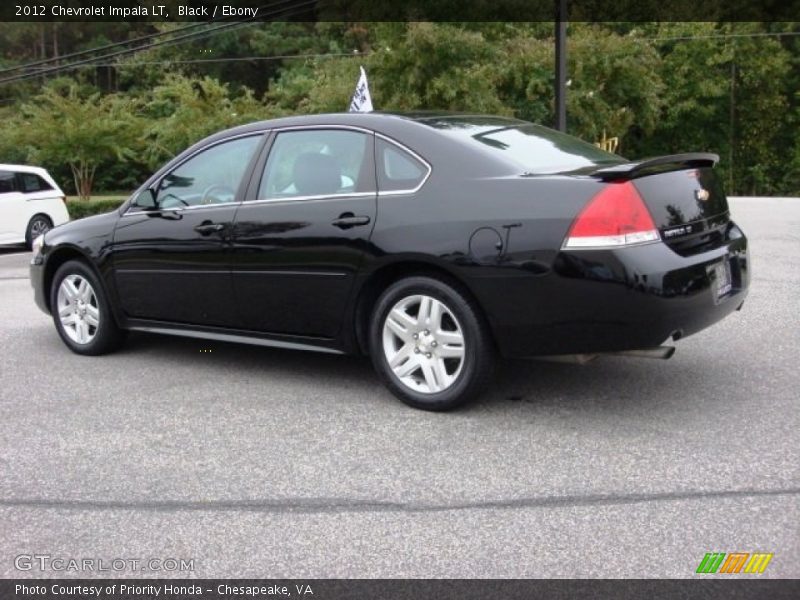 Black / Ebony 2012 Chevrolet Impala LT