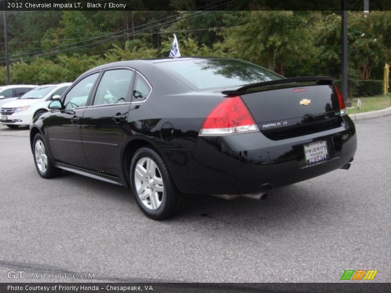 Black / Ebony 2012 Chevrolet Impala LT