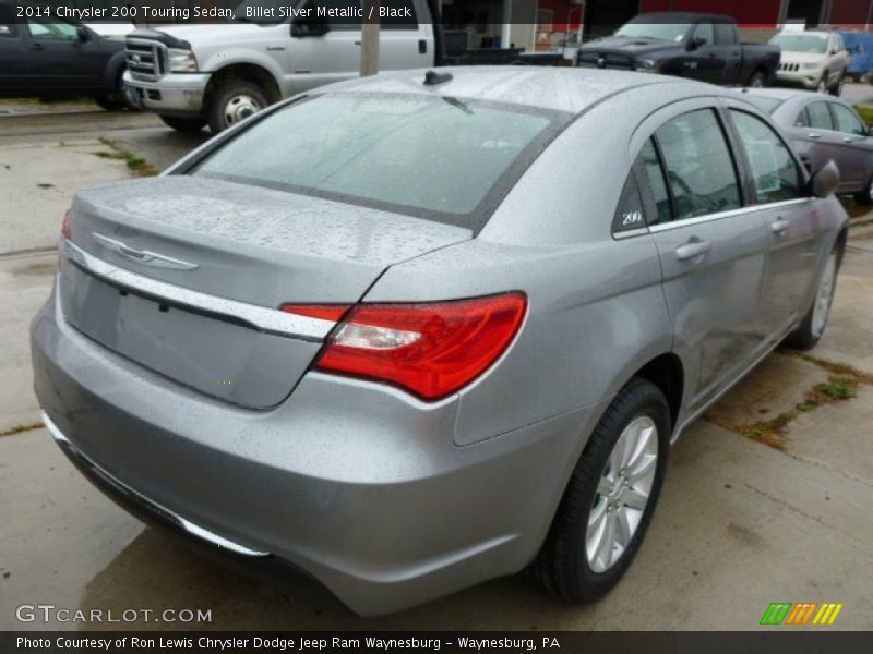 Billet Silver Metallic / Black 2014 Chrysler 200 Touring Sedan