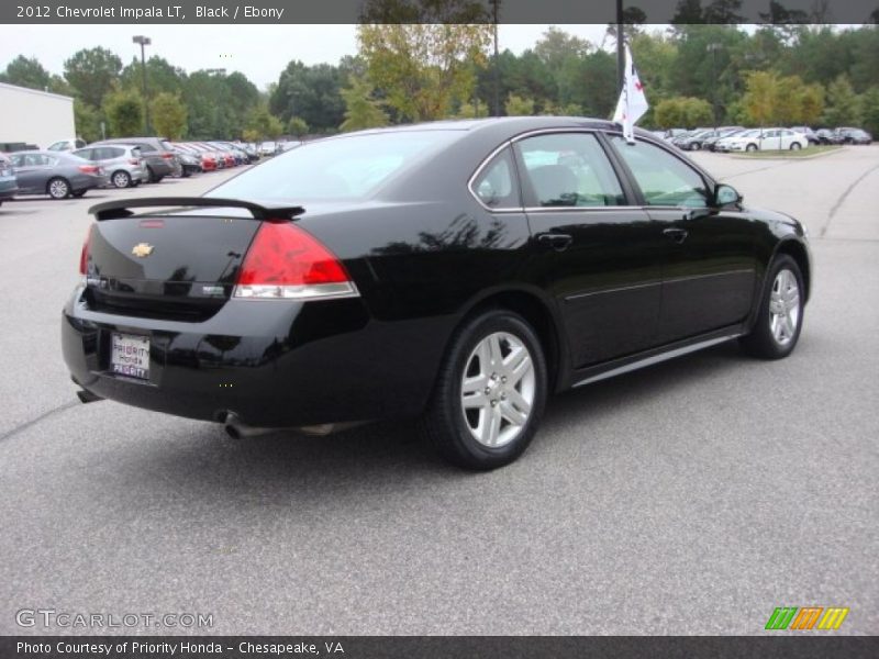 Black / Ebony 2012 Chevrolet Impala LT