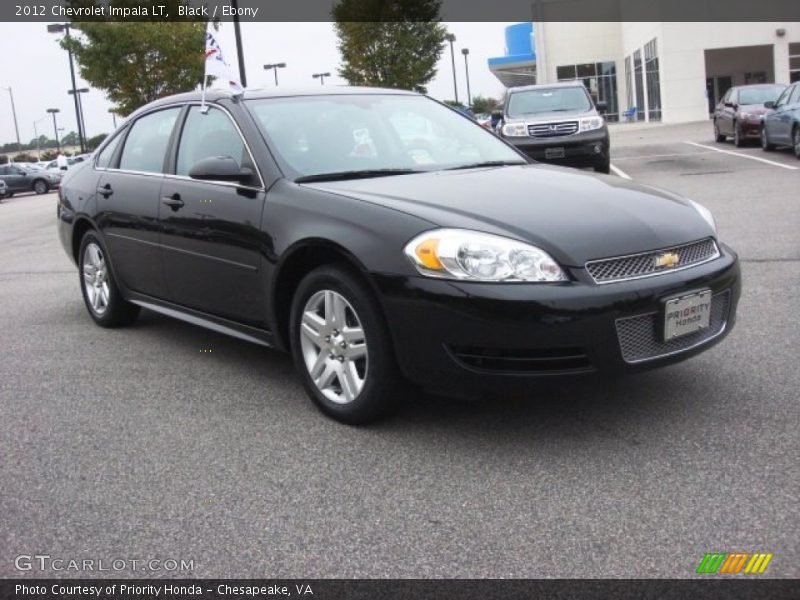 Black / Ebony 2012 Chevrolet Impala LT