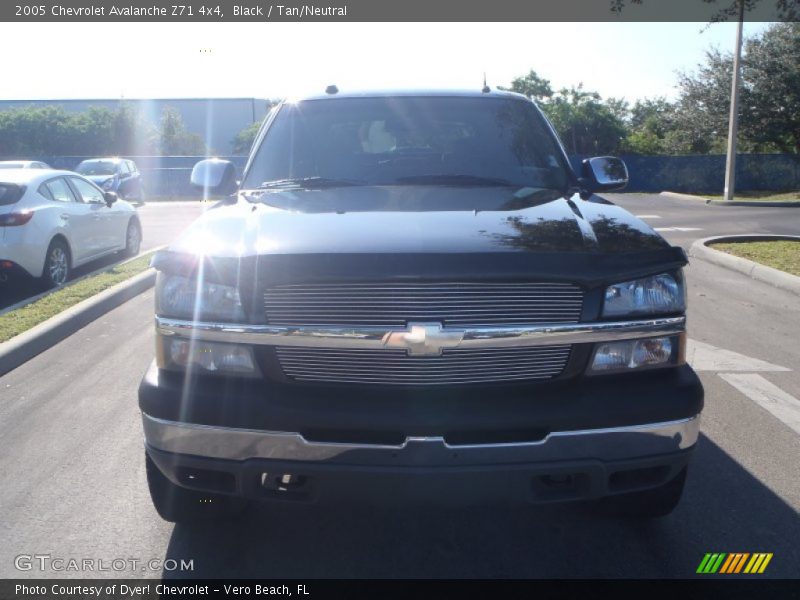 Black / Tan/Neutral 2005 Chevrolet Avalanche Z71 4x4