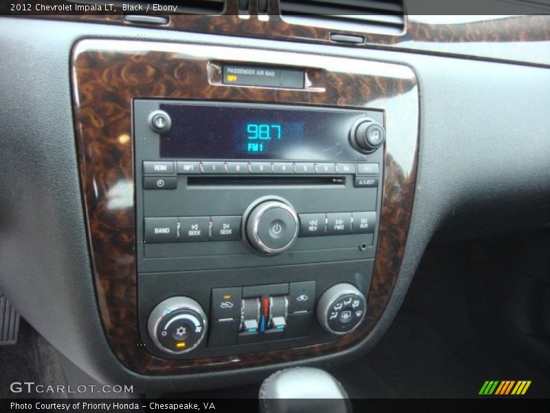 Black / Ebony 2012 Chevrolet Impala LT