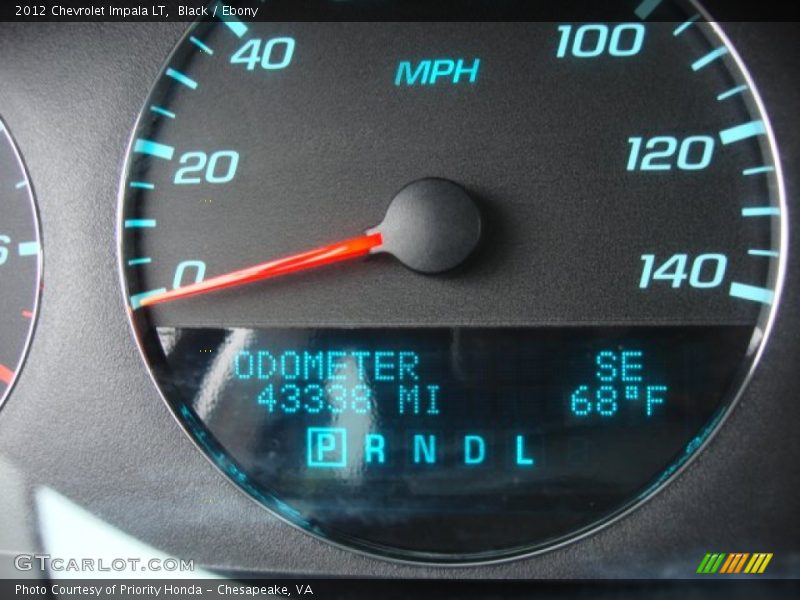 Black / Ebony 2012 Chevrolet Impala LT