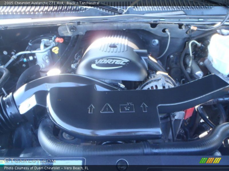 Black / Tan/Neutral 2005 Chevrolet Avalanche Z71 4x4