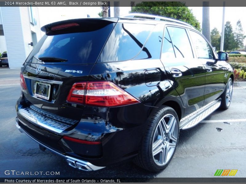 Black / designo Black 2014 Mercedes-Benz ML 63 AMG