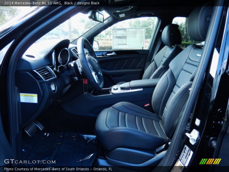  2014 ML 63 AMG designo Black Interior